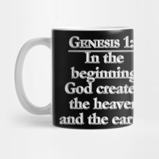 Bible Verse Genesis 1:1 Mug